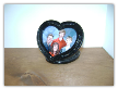 Single heart shaped picture frame.